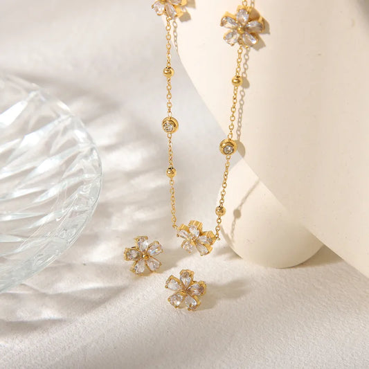 FLOWERS BOUCLE D'OREILLE